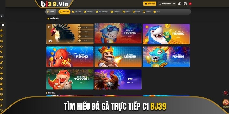 Đá Gà Trực Tiếp C1 Với Những Kèo Cược Hấp  Dẫn Hiện Nay