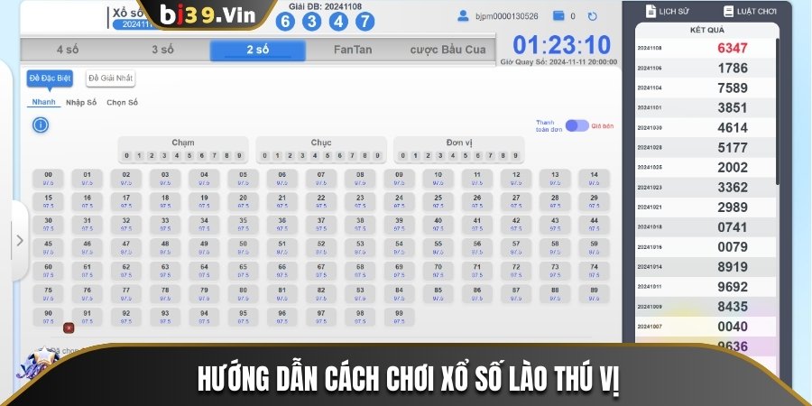 Hướng dẫn cách chơi xổ số Lào thú vị