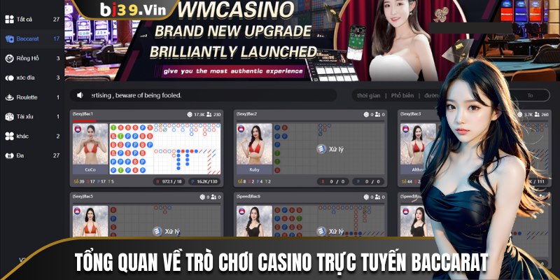 Tổng quan về trò chơi casino trực tuyến baccarat